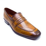 Formal Leather Shoes - 22023 Mustard