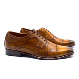 Formal Leather Shoes - 22034 Brown