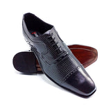 Formal Leather Shoes - 22034 Black