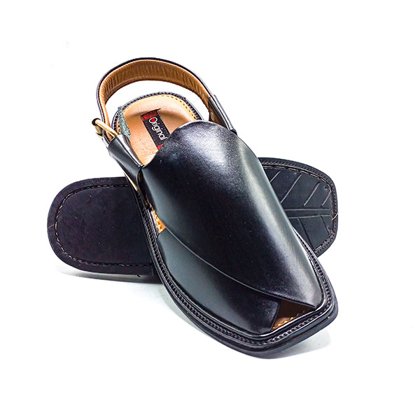 Leather Peshawari - 215110 Black