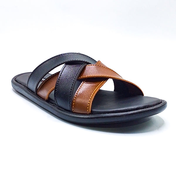 Casual Slipper - 21024 - Mustad + Black