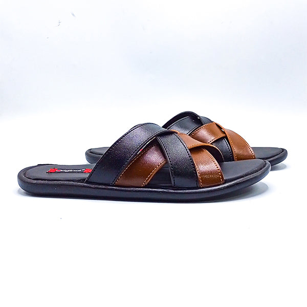 Casual Slipper - 21024 - Mustad + Black