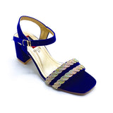 Fancy Heel Sandal - 332076 Blue