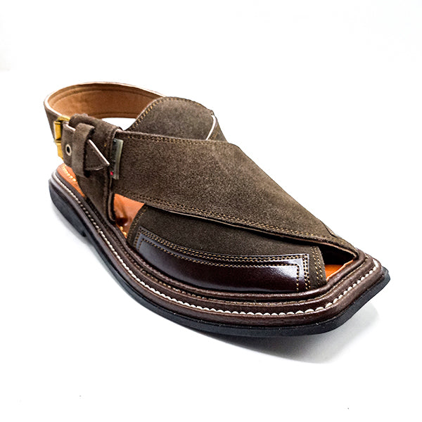 Leather Peshawari - 212003 Brown