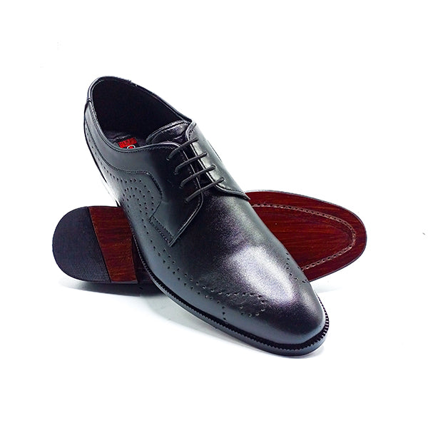 Formal Leather Shoes - 22054 Black