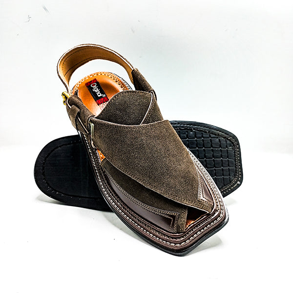 Leather Peshawari - 212003 Brown