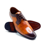 Formal Leather Shoes - 22054 Tan