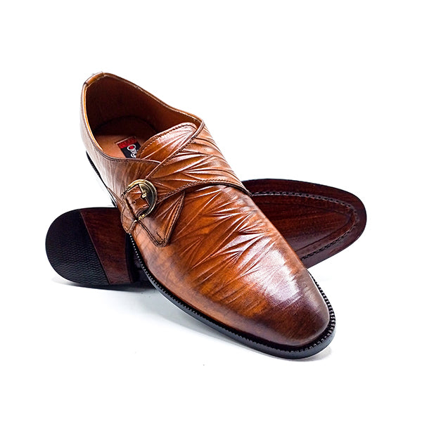 Formal Leather Shoes - 22061 Brown