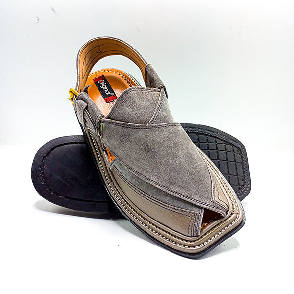 Leather Peshawari - 212003 Grey