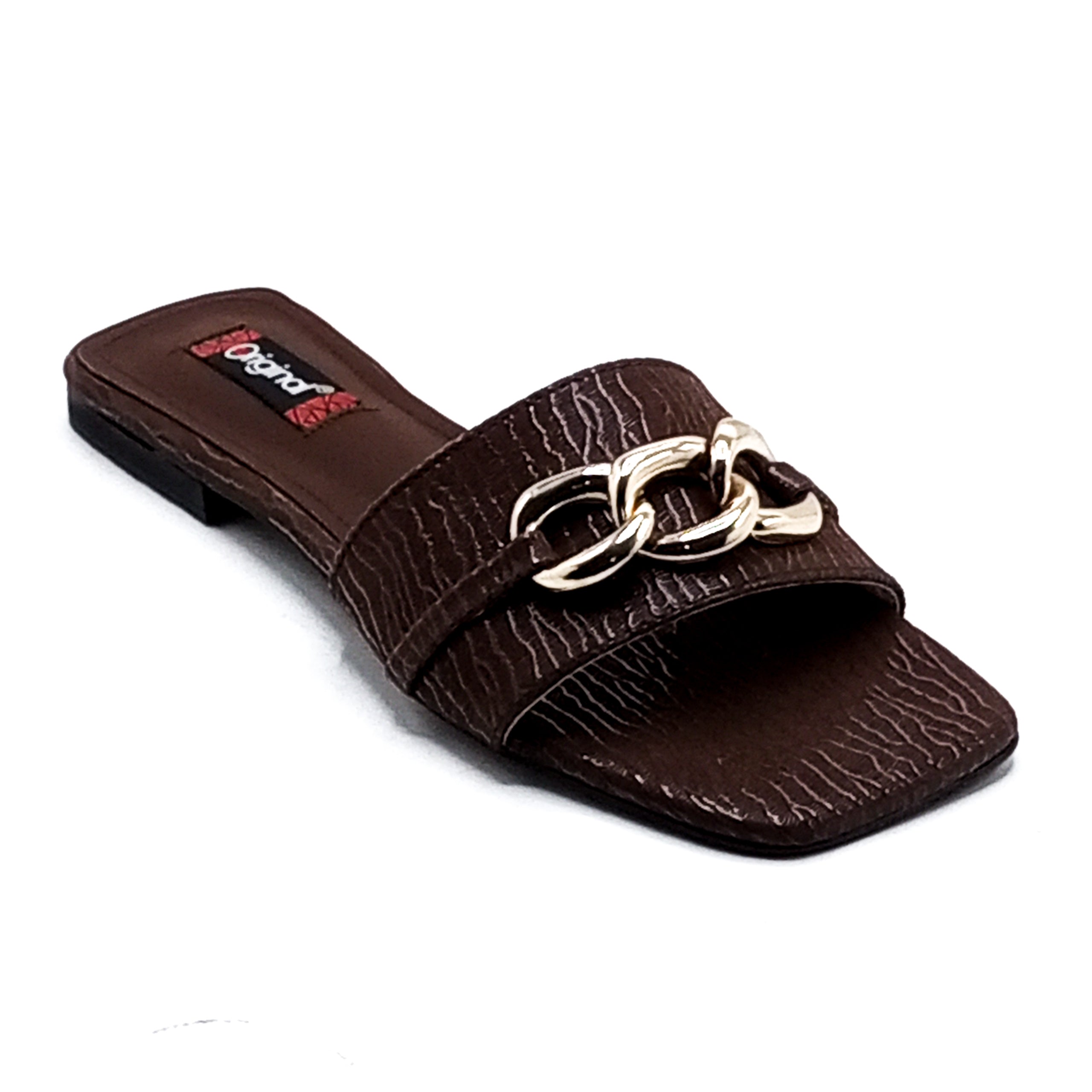 PU Slipper-10502-Brown