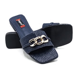 PU Slipper-10502-Navy