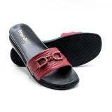 Imported-PU Slipper-13205-Maroon