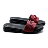 Imported-PU Slipper-13205-Maroon