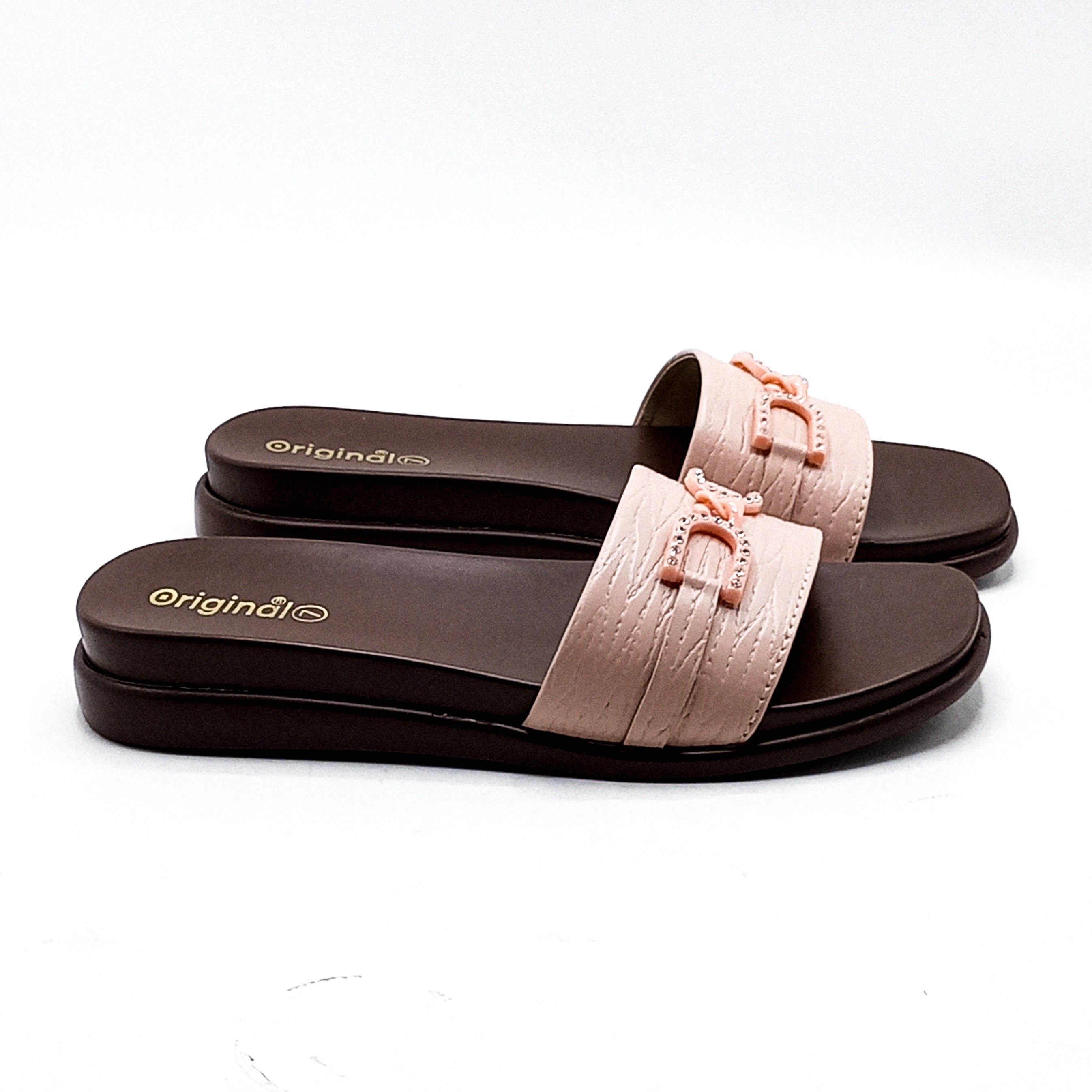 Imported-PU Slipper-13205-Pink