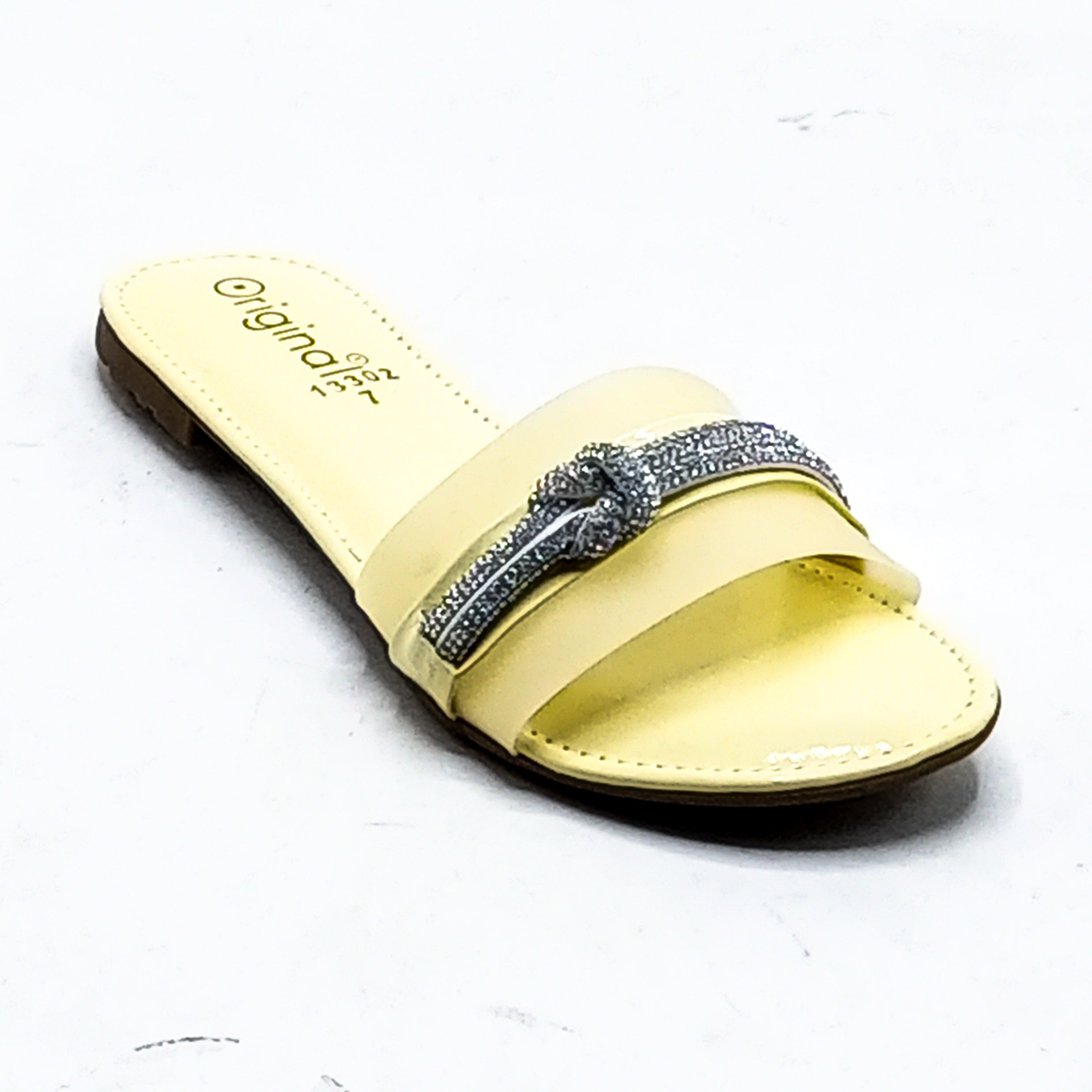 PU Slipper-13302-Yellow