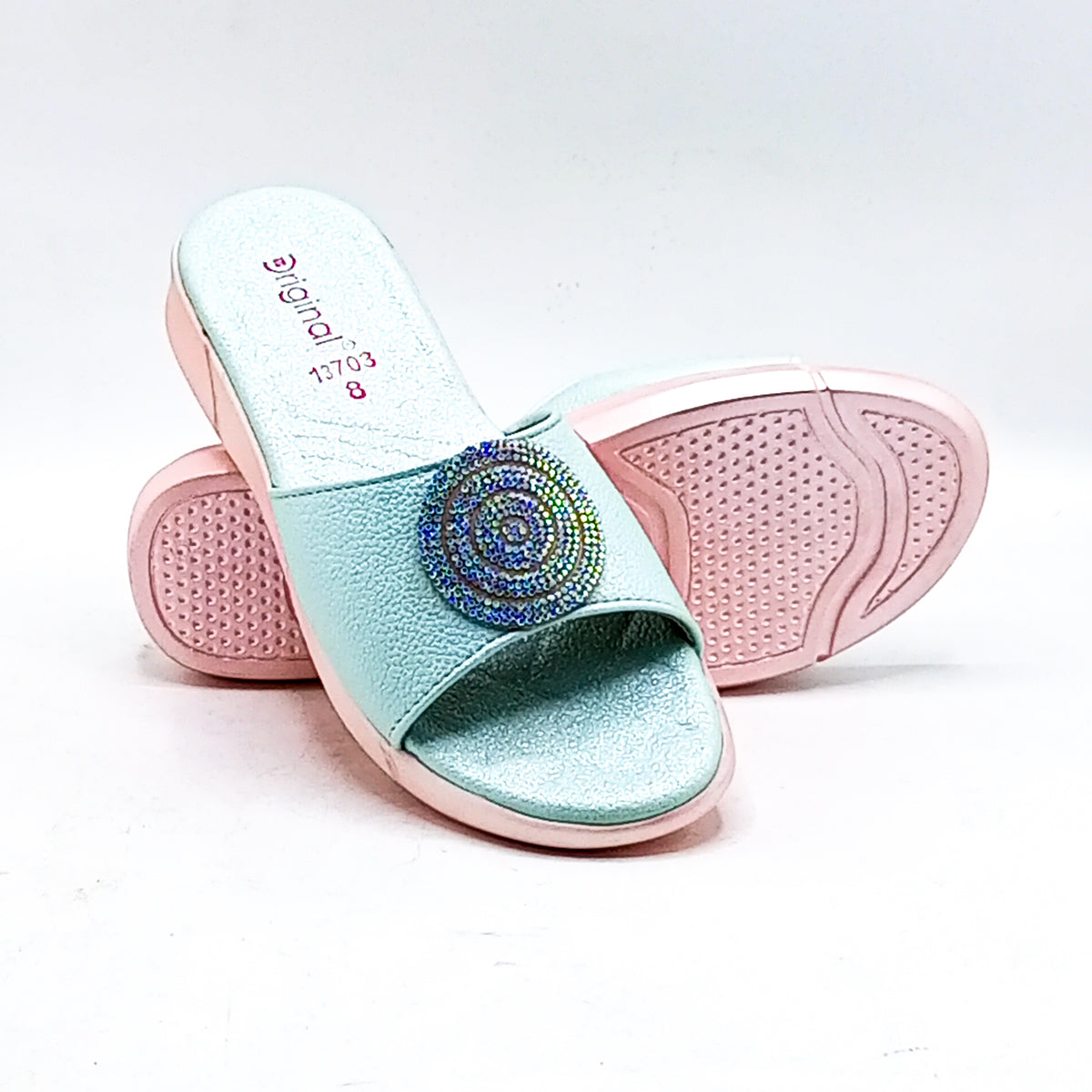 PU Slipper - 13703 Green