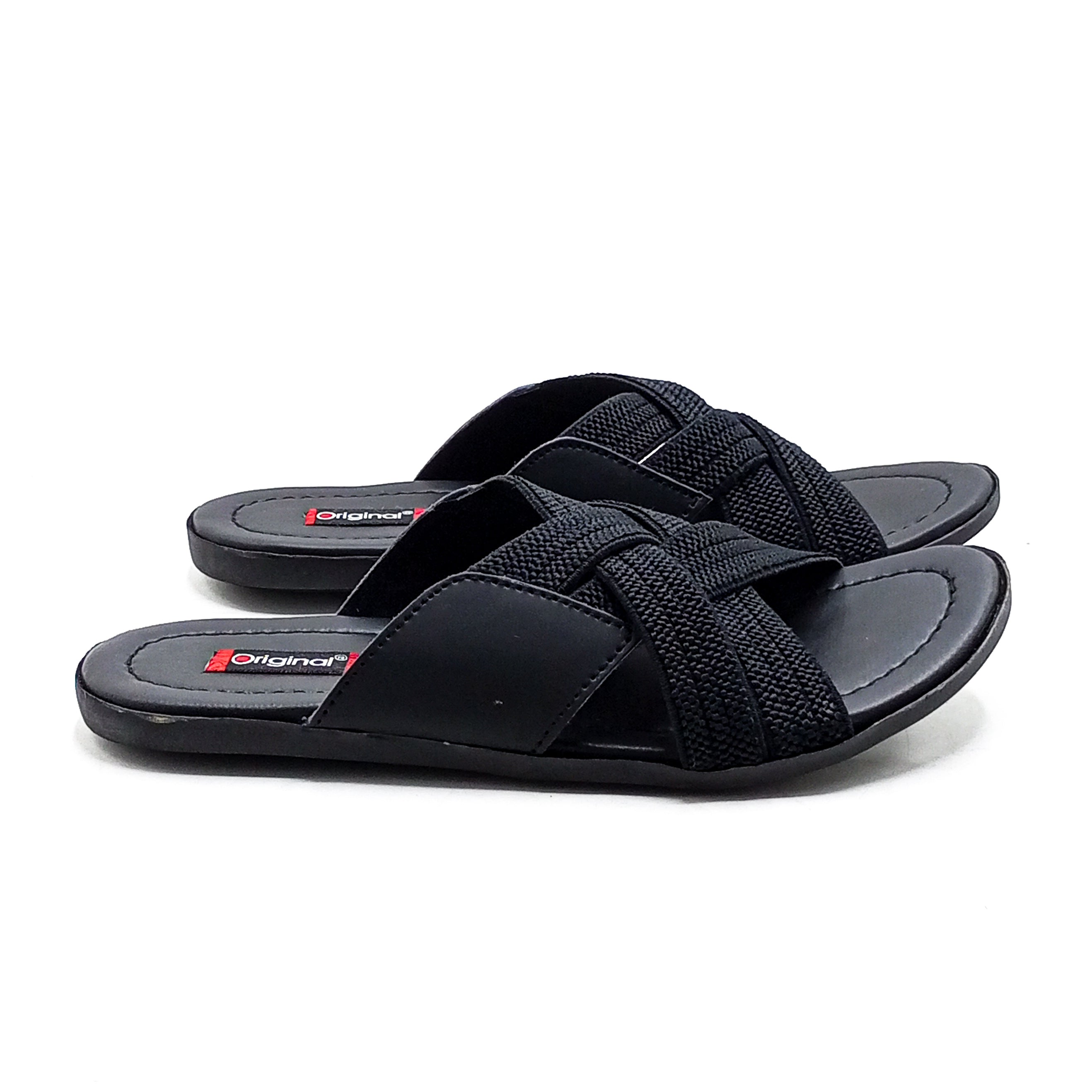 Casual Slipper-20347-Black