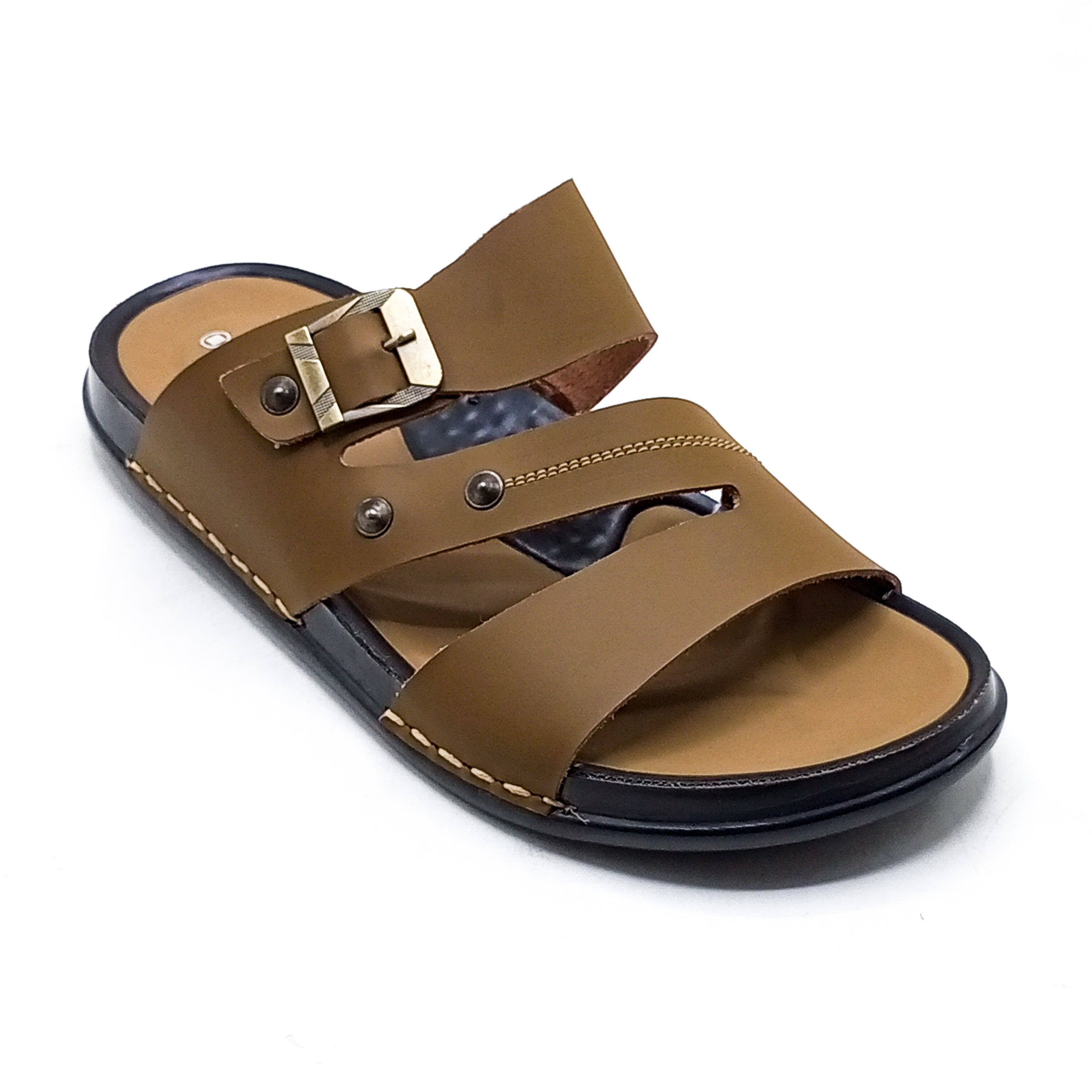 Casual Slipper-21934-Camel