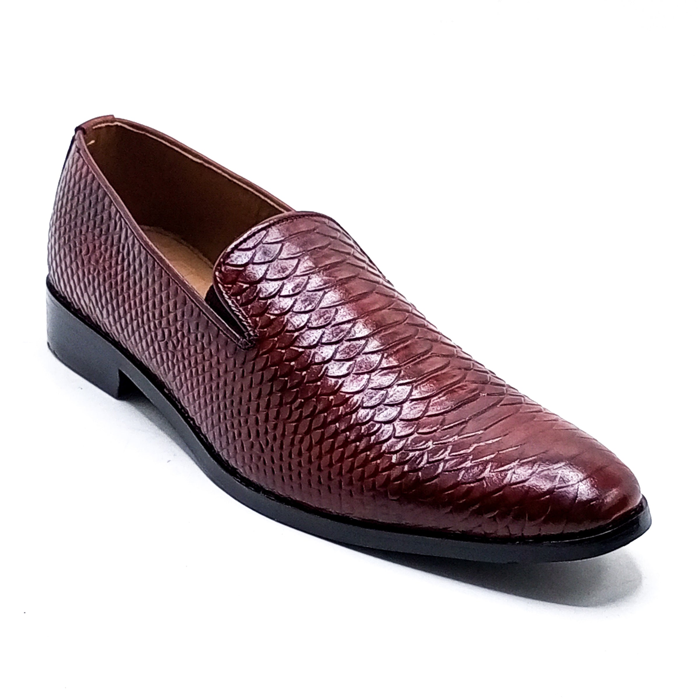 Formal Leather Shoes -22075 Maroon