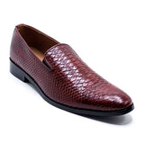 Formal Leather Shoes -22075 Maroon