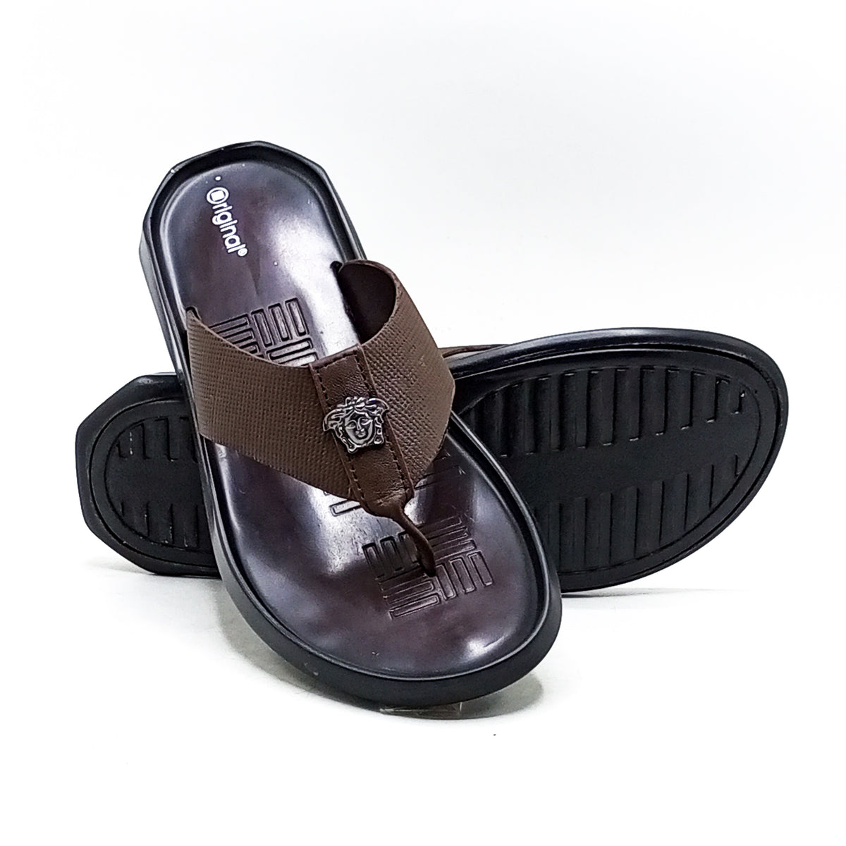 Casual Slipper-23001-Brown