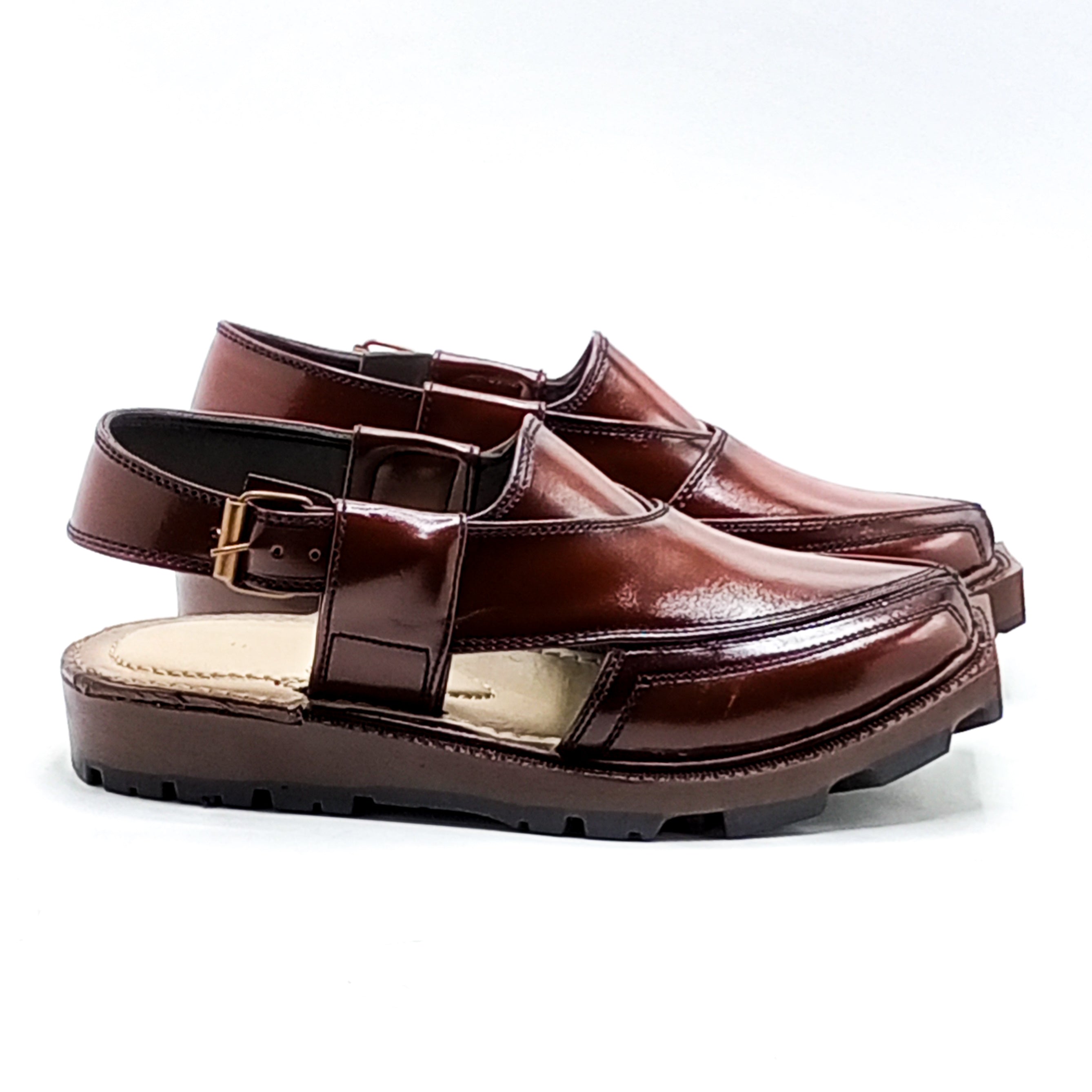 Casual Norozi Chappal - 23733 Light Brown