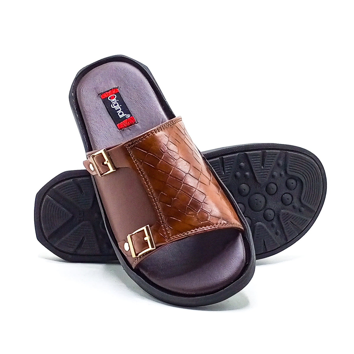 Casual Slipper-24225 Brown