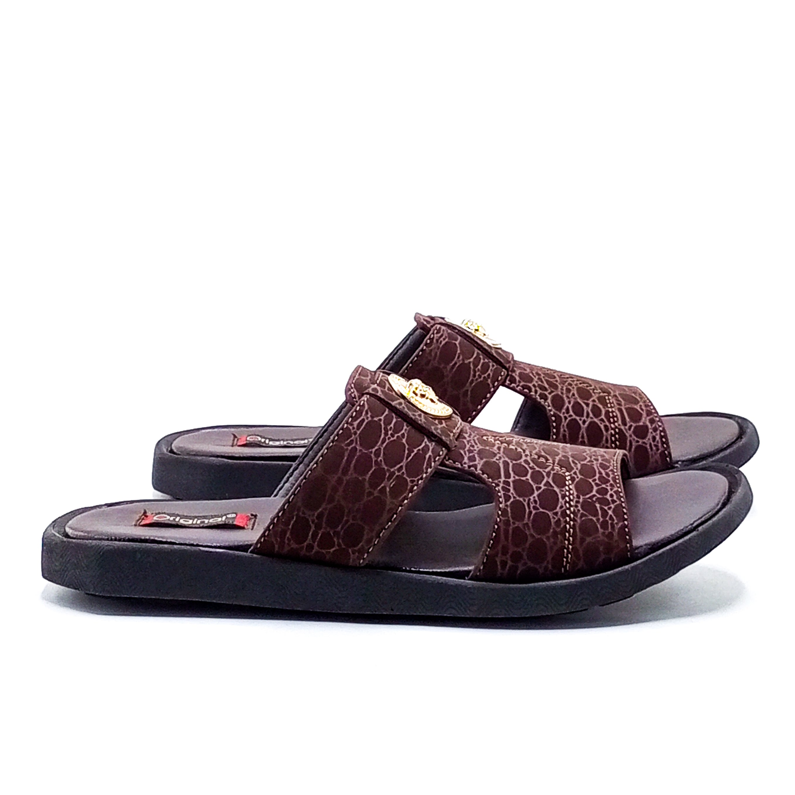 Casual Slipper-24227 Brown