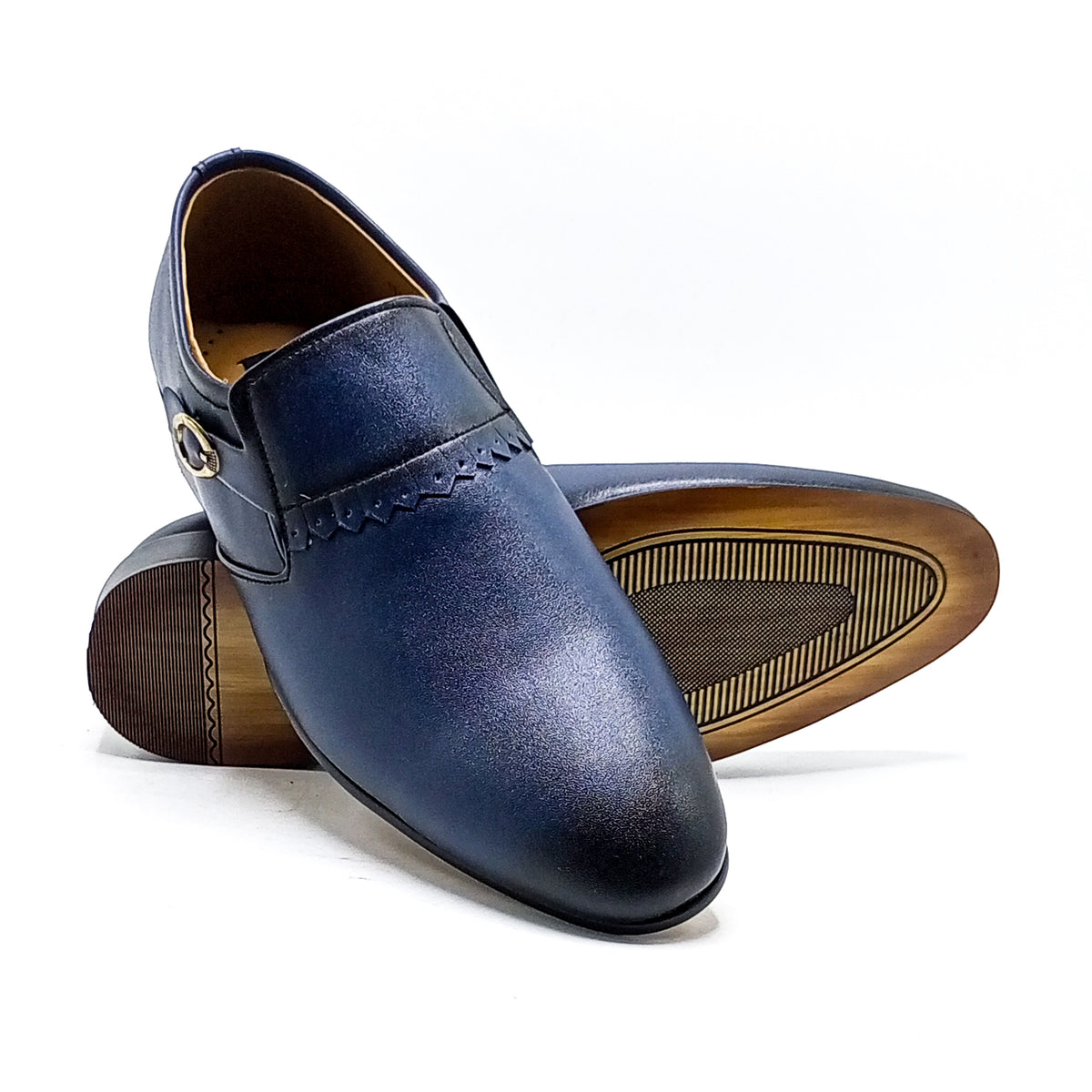 Formal Leather Shoes -33161 Blue