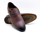 Formal Leather Shoes -33161 Brown