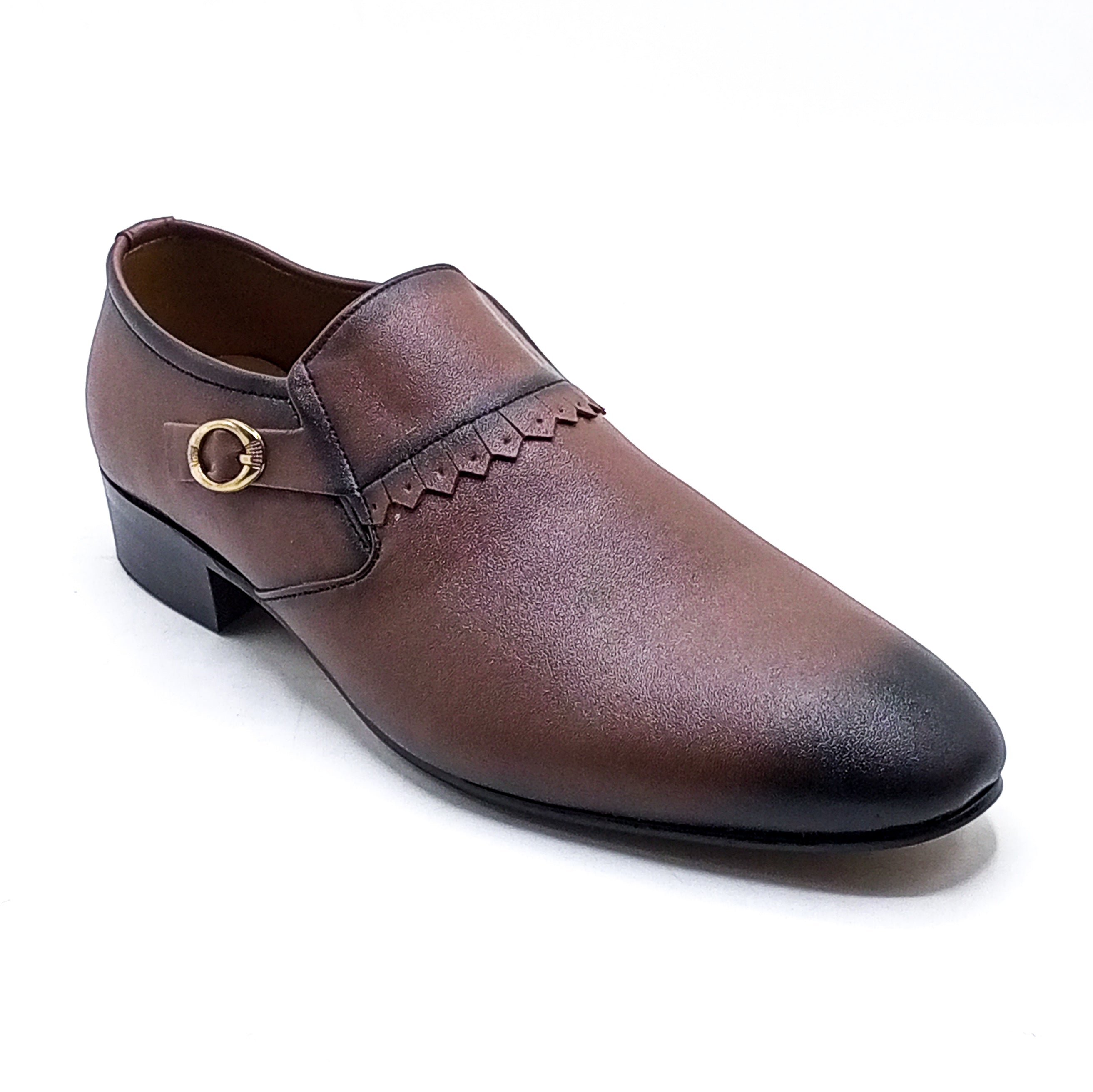 Formal Leather Shoes -33161 Brown