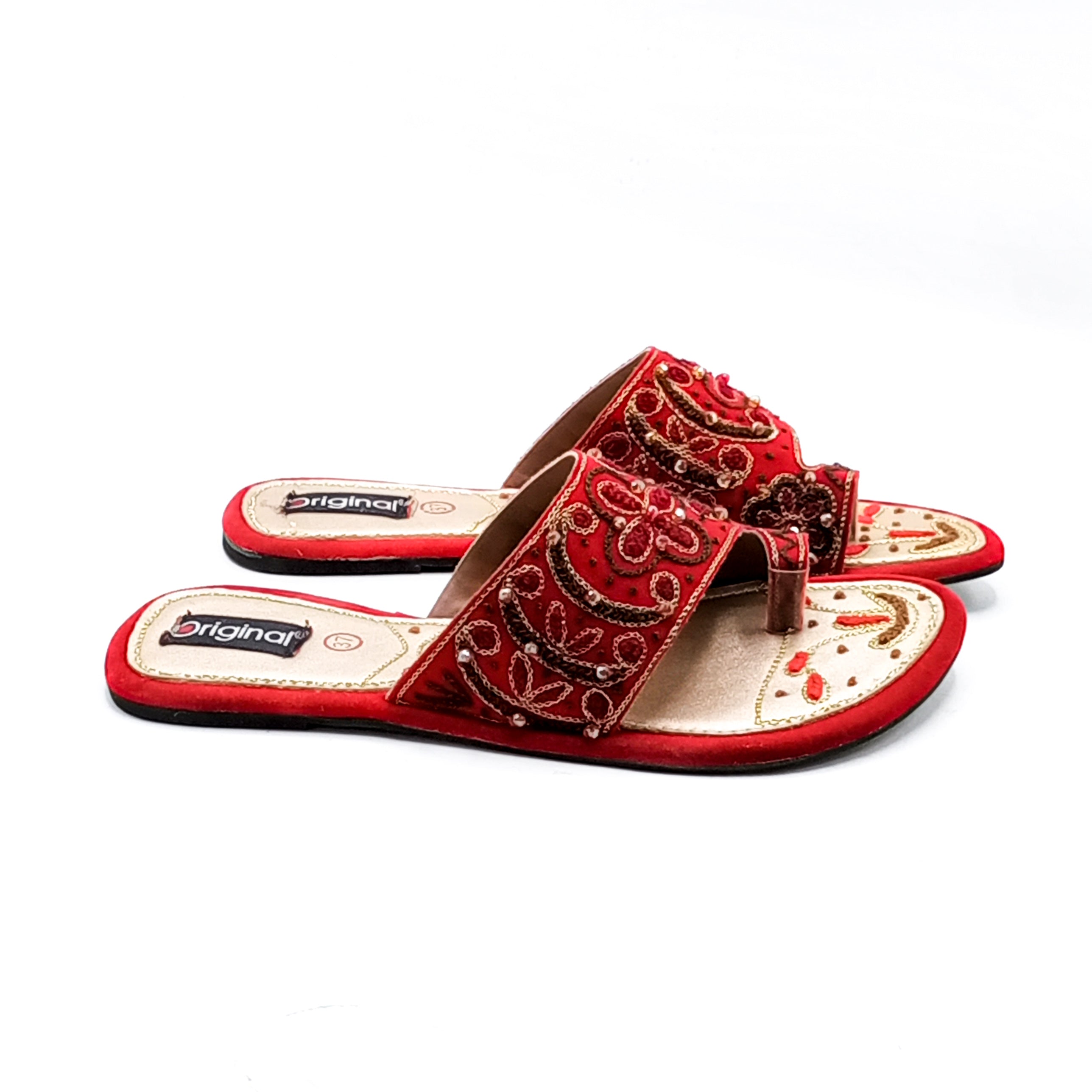 Casual Chappal - 3812 Red