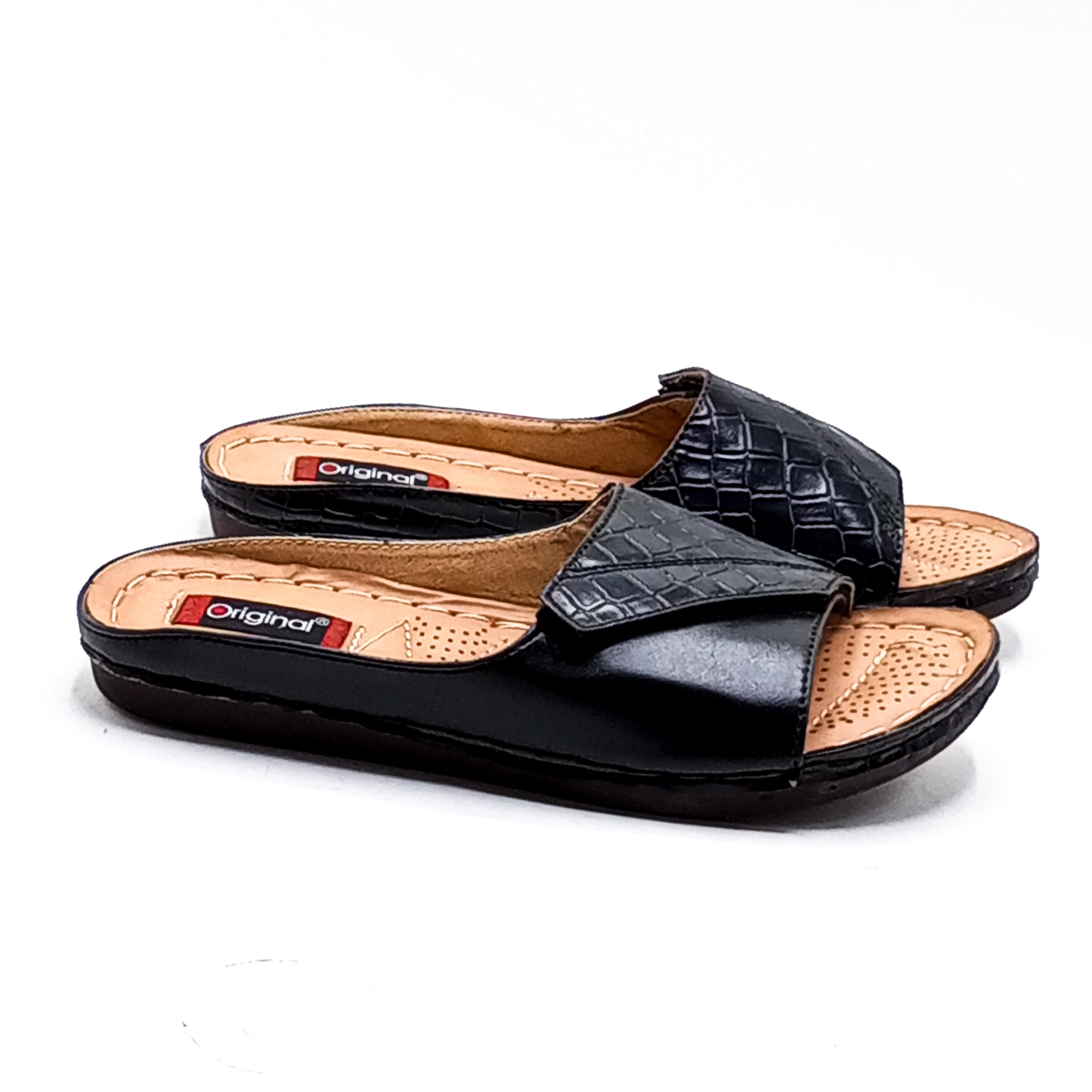 PU Slipper-4104-Black