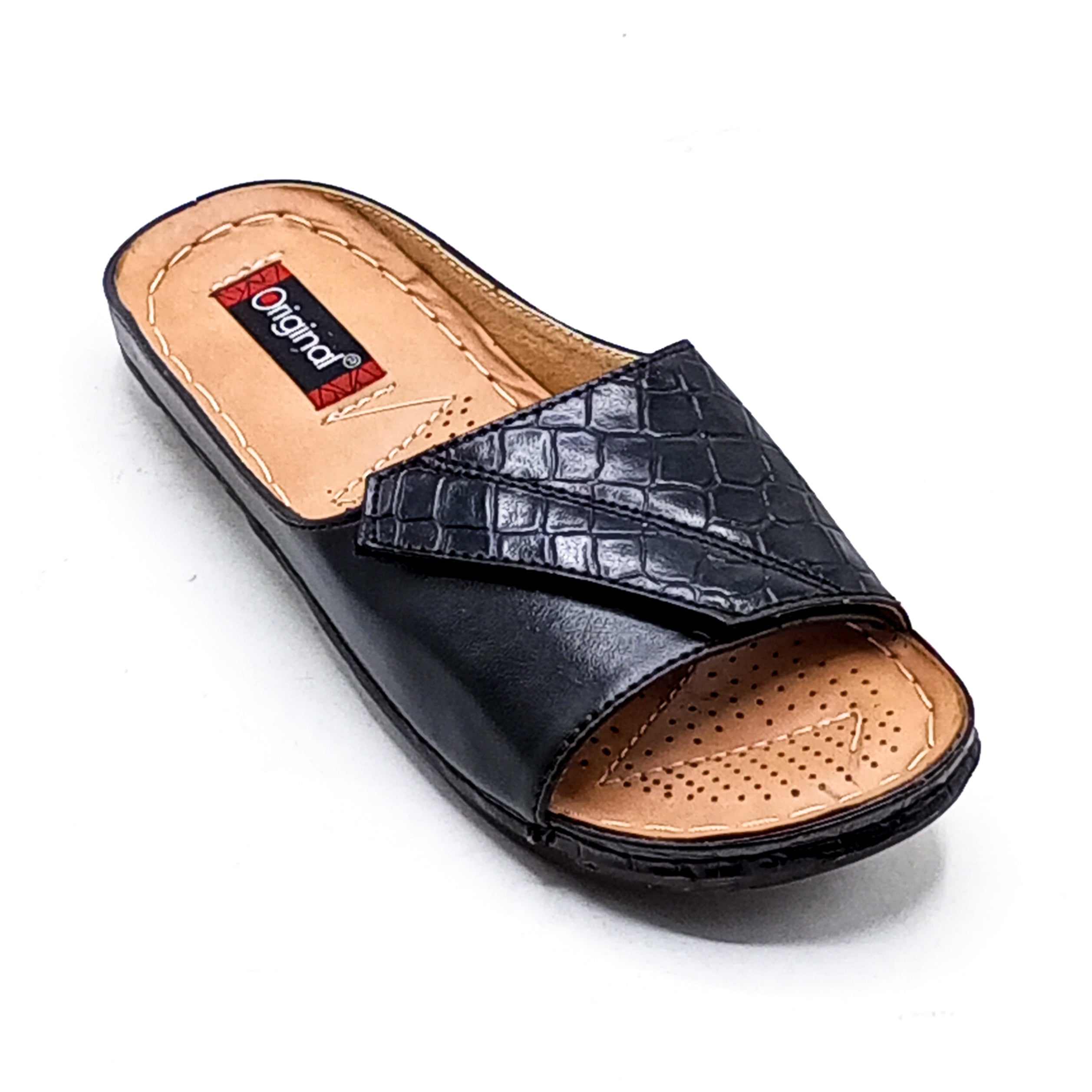 PU Slipper-4104-Black