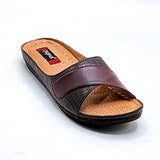 PU Slipper-4106-Brown