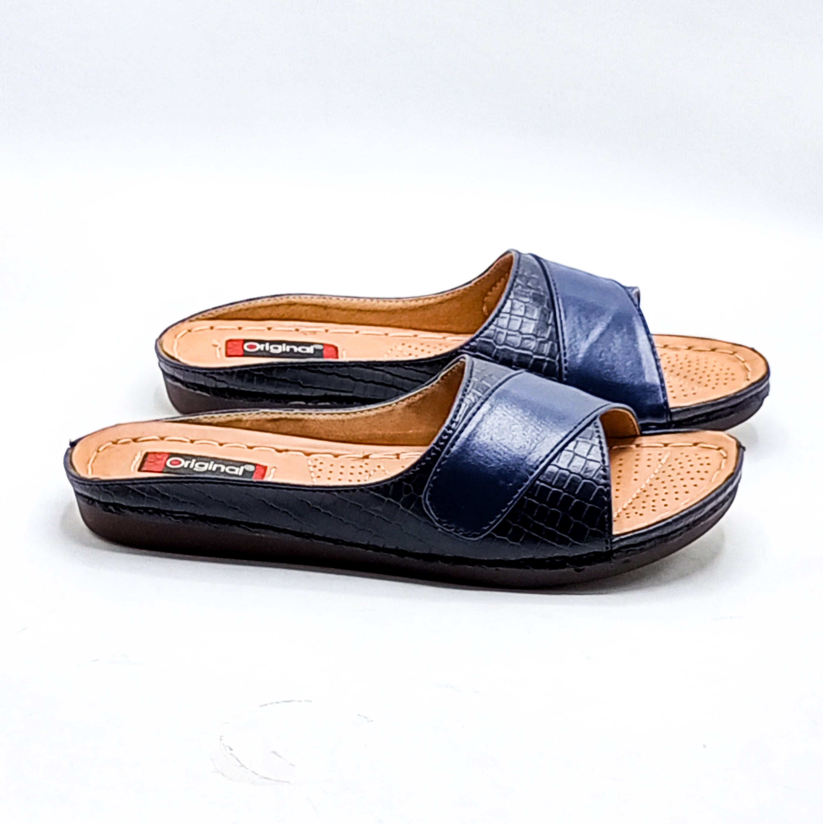 PU Slipper-4106-Blue