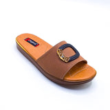 Casual PU Slipper - 4114 Peach