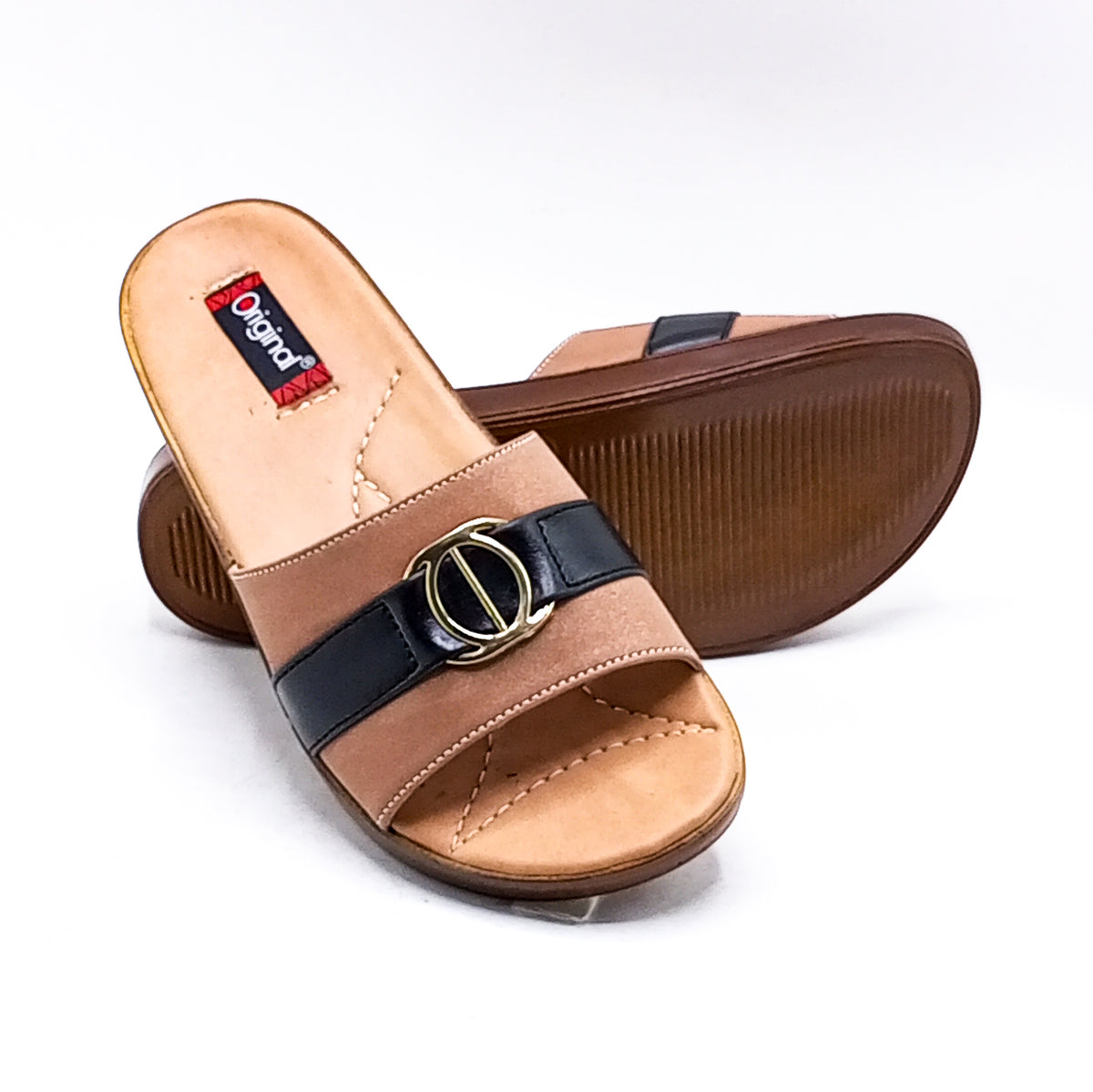 PU Slipper-4116-Brown