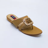 Casual Flat Chappal - 4745 Fawn