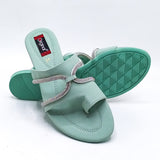 Casual Flat Chappal - 4749 Green