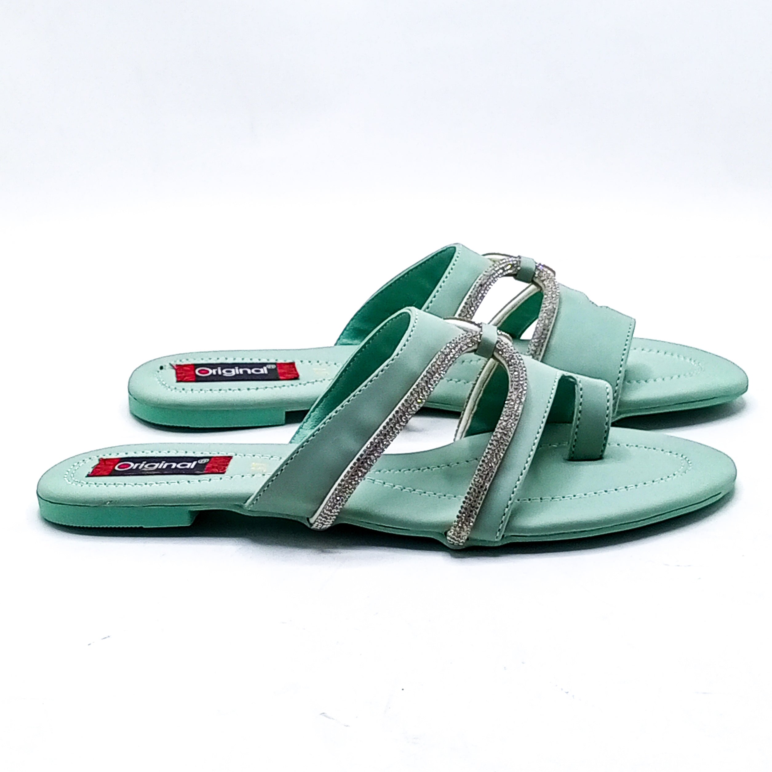 Casual Flat Chappal - 4749 Green