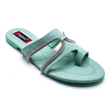 Casual Flat Chappal - 4749 Green