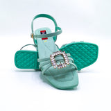 Casual Flat Sandal - 4758 Green