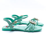 Casual Flat Sandal - 4758 Green