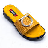 Casual PU Slipper 6201 Yellow