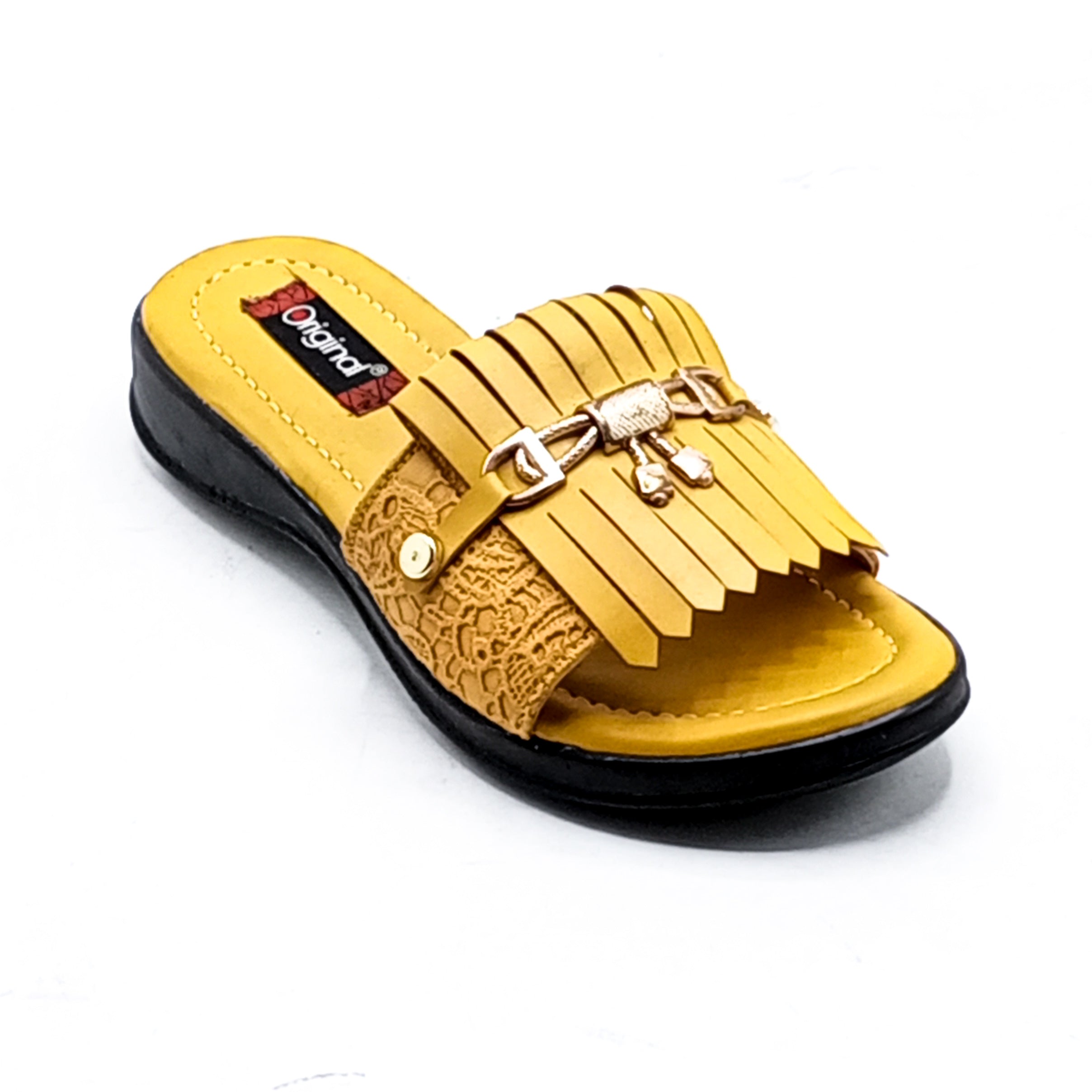 Casual PU Slipper - 6202 Yellow