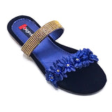 Casual Flat Slipper 6206 Navy