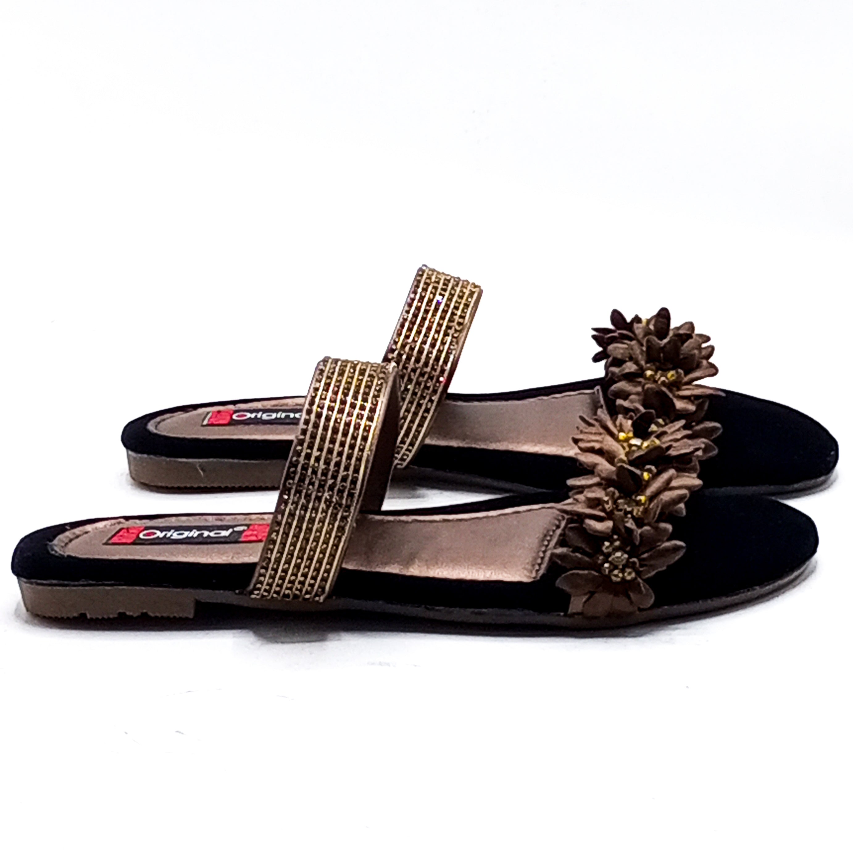 Casual Flat Slipper 6206 Copper