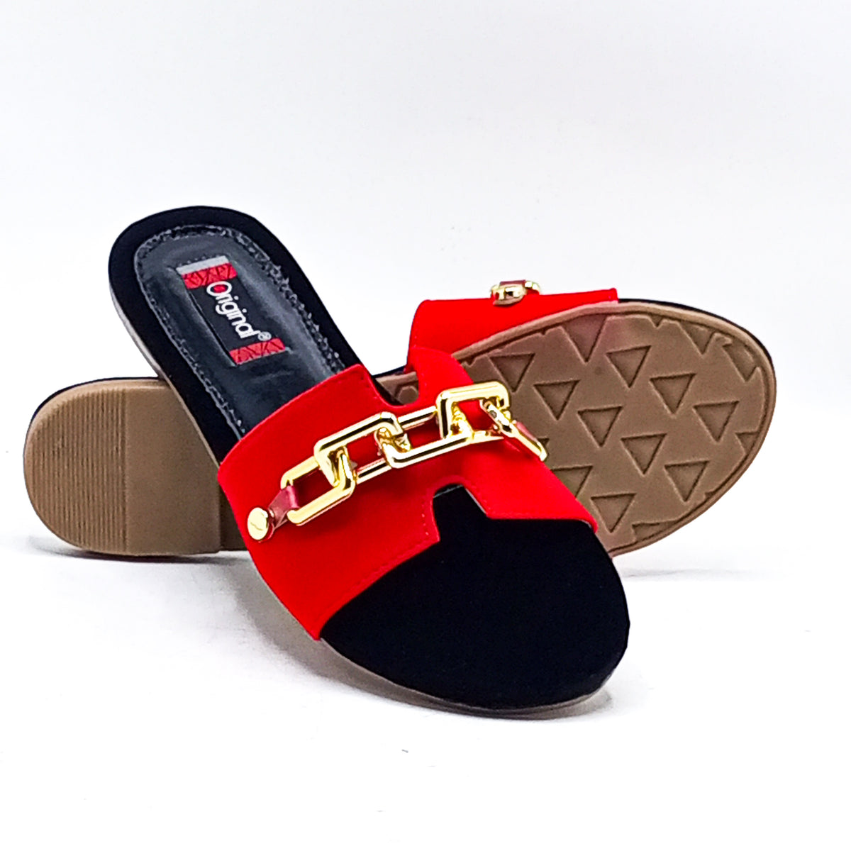 Casual Flat Slipper 6207 Red