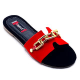 Casual Flat Slipper 6207 Red